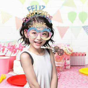 <span class=keywords><strong>Joyeux</strong></span> <span class=keywords><strong>anniversaire</strong></span> Lunettes Funny Party Paper Glasses Celebration - Product Image 3