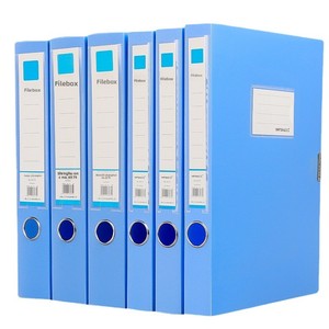 Boîte de classement en <span class=keywords><strong>plastique</strong></span> PP A4, organiseur de documents durable, boîte de rangement avec emplacement pour étiquette, pour le bureau, l'école, la maison - Product Image 6