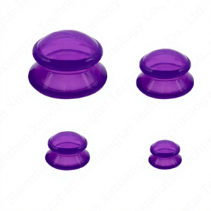 Juego de Ventosas de Silicona Profesional, Terapia de Succión al Vacío, Ventosas de Masaje <span class=keywords><strong>para</strong></span> el Cuerpo y la Cara, Alivio del Dolor Muscular, Reducción de Celulitis - Product Image 6