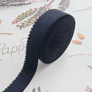 Cinta Elástica de Nylon de Alta Elasticidad de 20mm de Ancho, en Blanco y Negro, para Costura, Correa Suave para Ropa Interior, Precio de Fábrica - Product Image 3