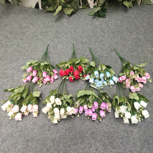 Bouquet de roses artificielles Yiyi Flowers, 30 cm-100 cm, décoration de mariage et de maison, arrangement floral en plastique - Product Image 3