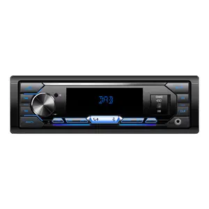 Som para carro estéreo 1din 12v in-dash, rádio automotivo com transmissor fm, aux, receptor sd, usb, mp3, mmc, wma, com transmissor fm