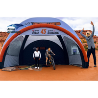 Sports de plein air tente de course publicité Spider X Air Dome Gazebo marque personnalisée salon commercial tente gonflable à vendre
