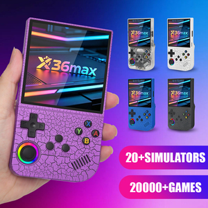เครื่องเล่นเกมพกพา X X36 MAX หน้าจอ IPS 4 นิ้ว จอยสติ๊ก RGB รองรับโอเพ่นซอร์ส วิดีโอเกม รองรับอีมูเลเตอร์มากกว่า 30 ตัว - Product Image 6