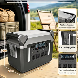 Station d'alimentation portable 2000W/2500W/3000W 120V/110V/220V/230V pour la maison et l'extérieur, station d'alimentation solaire - Product Image 1
