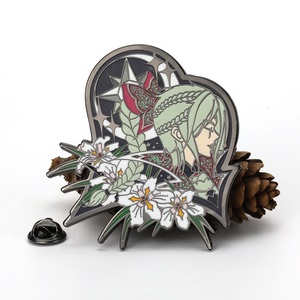 Xưởng sản xuất ghim cài áo men, bán buôn ghim cài áo hoạt hình, ghim cài mũ kim loại, huy hiệu nam châm, thiết kế logo, ghim men mềm và cứng, tùy chỉnh - Product Image 6