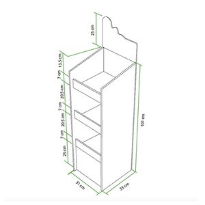 Exhibidor de Cartón Plegable Ecológico para Punto de Venta, Personalizado para Tiendas Minoristas, para Bebidas Lácteas - Product Image 6