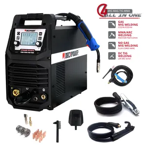 Yeni ALL-IN-ONE 200A dijital inverter kaynak makinası çok işlem ark/MMA/TIG/MAG/MIG kaynakçı