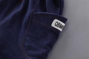 Conjuntos de Pantalones a Cuadros y Camisetas de Algodón Lisas de Verano para Niños, al por Mayor, de Fábrica China - Product Image 5