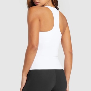 Débardeur de sport classique personnalisable en coton/élasthanne tissé 180g, doux, durable, séchage rapide, respirant, coupe ajustée pour femme - Product Image 2