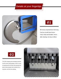 Cực kỳ phổ biến đông lạnh thịt lợn cắt slicers thịt bò Máy cắt thịt lớn Slicer <span class=keywords><strong>Slice</strong></span> thịt cắt máy mỏng thịt Bò Lát - Product Image 5