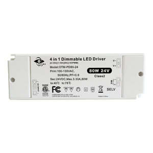 100-130vac TRIAC 0-10V dẫn ánh sáng đèn lái xe 80W ETL Dimmable dẫn lái xe 24V - Product Image 1