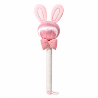 Marteau de massage manuel en armoise motif lapin de dessin animé mignon pour femmes, pour la santé, le soulagement du stress et la relaxation corporelle