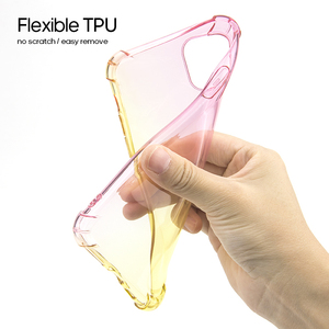 Funda cho Galaxy A13 5g trường hợp điện thoại hai màu gradient A23 A12 Para celular <span class=keywords><strong>Silicone</strong></span> Gradient màu trường hợp điện thoại cho Samsung S25 - Product Image 2