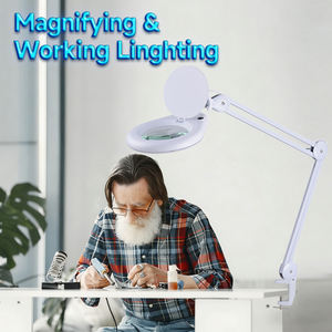 Lampe Loupe Pliable pour Salon de Beauté, Modèle 8066d2-4c, Loupe de Beauté Réglable, Lampe pour Tatouage et Sourcils, Vente Chaude - Product Image 3