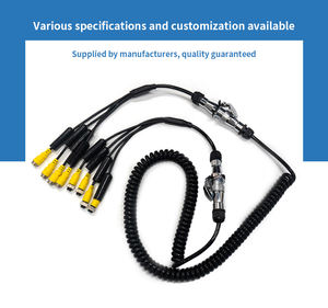 Cordon enroulé pour camion électrique MDVR <span class=keywords><strong>Spot</strong></span> 7-Core Spring Wire Trailer Cable 4P Aviation Connector Semi-Trailer Electric Wires - Product Image 3