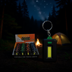 Torcia Portatile COB da Viaggio con Portachiavi, 24 Pezzi, per Campeggio all'Aperto - Product Image 3