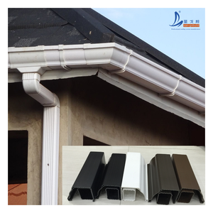 Système de drainage de toiture africain moderne Sangobuild, léger, durable, résistant à la corrosion, écologique, gouttières et tuyaux en <span class=keywords><strong>PVC</strong></span> - Product Image 2