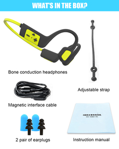 ESON Fabricant OEM – Casque à conduction osseuse personnalisé, écouteurs <span class=keywords><strong>sans</strong></span> <span class=keywords><strong>fil</strong></span> à oreille ouverte, IPX8, <span class=keywords><strong>MP3</strong></span> pour la natation <span class=keywords><strong>avec</strong></span> Bluetooth V5.4 - Product Image 2