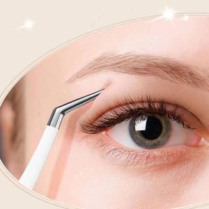 Haute qualité faux cils <span class=keywords><strong>pince</strong></span> à épiler or plume <span class=keywords><strong>pince</strong></span> pincement inoculation outil de maquillage pour les débutants artiste - Product Image 3