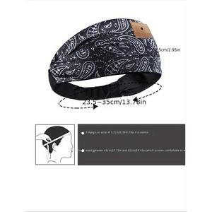 Nouveau design Blue Tooth 5.2 <span class=keywords><strong>bandeau</strong></span> de course de sport sans fil, <span class=keywords><strong>bandeau</strong></span> de musique de méditation de yoga adapté aux hommes et aux femmes - Product Image 3