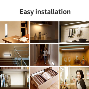 Lampes à détecteur <span class=keywords><strong>de</strong></span> <span class=keywords><strong>mouvement</strong></span> rechargeables à piles, bandes <span class=keywords><strong>LED</strong></span> à détecteur <span class=keywords><strong>de</strong></span> <span class=keywords><strong>mouvement</strong></span>, lumières d'escalier, détecteur <span class=keywords><strong>de</strong></span> présence corporelle, lumières d'armoire - Product Image 3