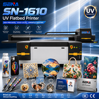 Imprimante jet d'encre UV à plat Factory 1610 avec tête Ricoh/Epson, machine d'impression en relief 3D pour impression personnalisée de boîtes cadeaux