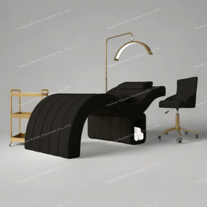 Hochwertige Geschwungene Schaumstoffauflage für Kosmetikliegen, Spa-Wellnessliege, Matratzenauflage für Kosmetikstudios, Wellenförmige Memory-Foam-Liege für Wimpernbehandlungen - Product Image 5