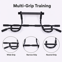 Barre horizontale multifonctionnelle Powermax sans perçage en mousse/EVA/fer, barres parallèles simples pour entraînement de force en intérieur