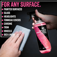 Cire en spray céramique nano graphène super hydrofuge anti-rayures résistante aux UV pour l'entretien des surfaces de véhicules, revêtement rapide, approvisionnement en vrac