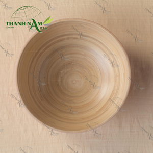 Customized OEM Bamboo <b>Bowl</b> Set for Salad and Snack Serving with Eco Coating and Logo Printing Spun Bamboo <b>Bowl</b> - Product Image 6
