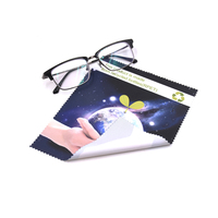 Bestclean - Chiffonnette en microfibre RPET recyclé pour lunettes et lunettes de soleil, pochette à cordon, vente en gros usine et personnalisation du logo disponible