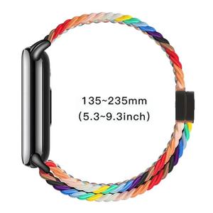 Correa <span class=keywords><strong>de</strong></span> Reloj <span class=keywords><strong>de</strong></span> Nailon Trenzado con Hebilla Magnética para <span class=keywords><strong>Xiaomi</strong></span> Smart <span class=keywords><strong>Band</strong></span> 10 / 9 / 8 - Product Image 2