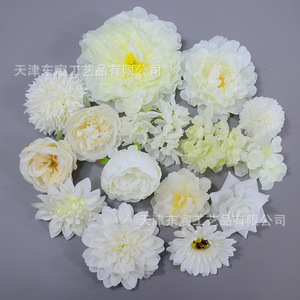 ดอกกุหลาบขาวประดิษฐ์จาก Dongchen Crafts สำหรับตกแต่งงานแต่งงานและเครื่องประดับผม น้ำหนัก 5 กรัมต่อชิ้น - Product Image 3