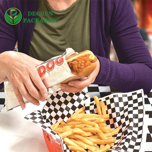 Affordable Wholesale Hot Dog Bags Foil Fast Food Paper Bags