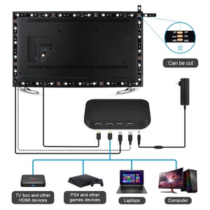 Đèn Nền TV Thông Minh Bộ Hộp 4K Đồng Bộ Khung HDMI Dải Đèn Xung Quanh Màn Hình Máy Tính Để Bàn Có Thể Thay Đổi Nhiều Màu Dream 12V IP20/65 RGB - Product Image 5
