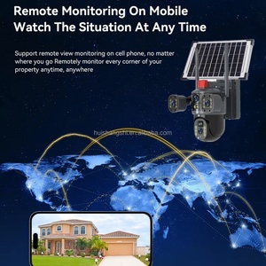 Eseecloud 12MP 4Lens 3Screens 6K 4G Sim Card Solar Outdoor 360 PTZ IP CCTV <b>Wireless</b> WIFI Surveillance Network <b>Security</b> <b>Cameras</b> - Product Image 2