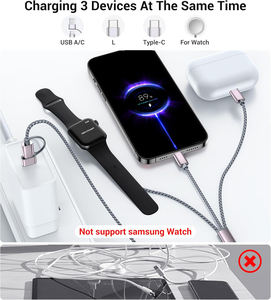 Bộ sạc đa năng 5 trong 1, cáp sạc USB Type-C, bộ chuyển đổi IP, cáp USB C, dành cho đồng hồ, điện thoại 16 - Product Image 5