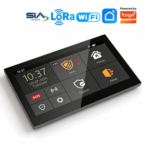 Panel <span class=keywords><strong>de</strong></span> Sistema <span class=keywords><strong>de</strong></span> <span class=keywords><strong>Alarma</strong></span> <span class=keywords><strong>de</strong></span> Seguridad Inteligente WiFi 4G Tuya <span class=keywords><strong>de</strong></span> 10 Pulgadas DKMSEC, Sirena Integrada, Sensor <span class=keywords><strong>de</strong></span> Movimiento para Puerta 433, Control Remoto <span class=keywords><strong>de</strong></span> 100dB - Product Image 2