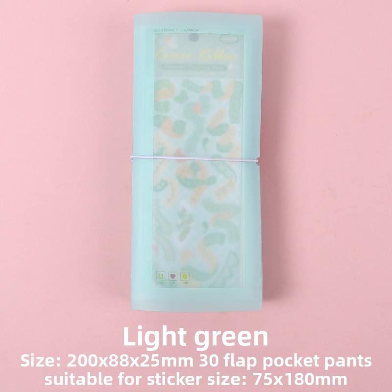 3 Light Green - 30 pockets