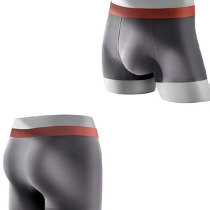 Caleçons Boxers Homme Sans Coutures en Modal, Taille Mi-Haute, Grande Élasticité, Respirants, Séchage Rapide, Effet Seconde Peau, Grandes Tailles L-4XL - Product Image 4