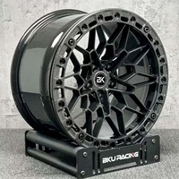 Jantes Bku forgées en fibre de carbone 5x112 avec beadlock, 17, 18, 19 pouces, pour course de dragster, compatibles BMW 826M M3 M4 G20 G21 G22 G80 G82 G87