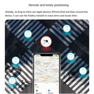 Nueva Tarjeta de Carga Inalámbrica Ultrafina, Antipérdida, con GPS y LBS para Localización, Material ABS, Compatible con iOS - Product Image 3