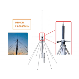 เสาอากาศแบบดิสคอน D130 25-1300MHz D3000N 25-3000MHz สำหรับสแกนเนอร์ ครอบคลุมพื้นที่รับสัญญาณกว้างพิเศษ สำหรับสถานีฐาน - Product Image 1