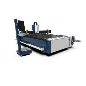 Machine de découpe laser à fibre tubulaire professionnelle Utools Factory 1000W 3000W, nouvelle tête de découpe de tuyaux métalliques par Raytools - Product Image 1
