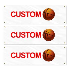 Offre Spéciale bricolage bannière personnalisée 100% Polyester matériel publicité événement commercial <span class=keywords><strong>quatre</strong></span> <span class=keywords><strong>coins</strong></span> perforé drapeau bannière - Product Image 2