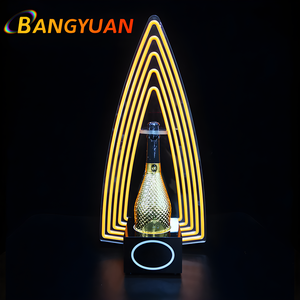 Tampilan botol anggur dan sampanye LED Aksesori Bar elegan untuk pengiriman layanan botol klub malam - Product Image 3