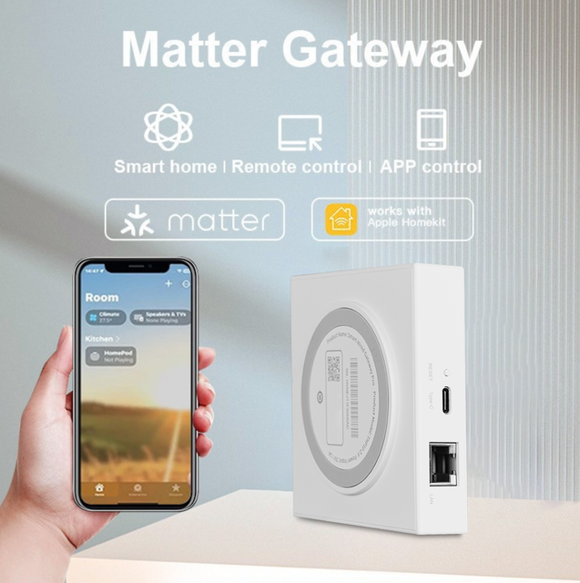 2026 Zigbee Thread Smart Home Matter Gateway Hub Supports LAN Linkage with Local Gateway Hub Function Smart Things Compatible