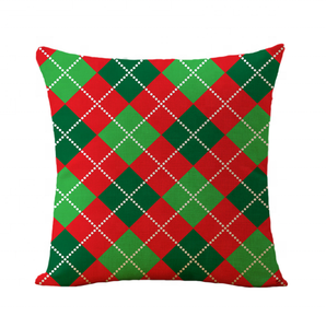 <strong>Red</strong> Checks Abstract Design Printed <strong>Cushion</strong> <strong>Covers</strong> - Product Image 2