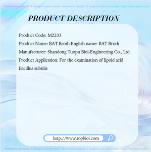 Broth BAT para el ensayo de bacterias Lipoyl Spore Stalk - Product Image 2